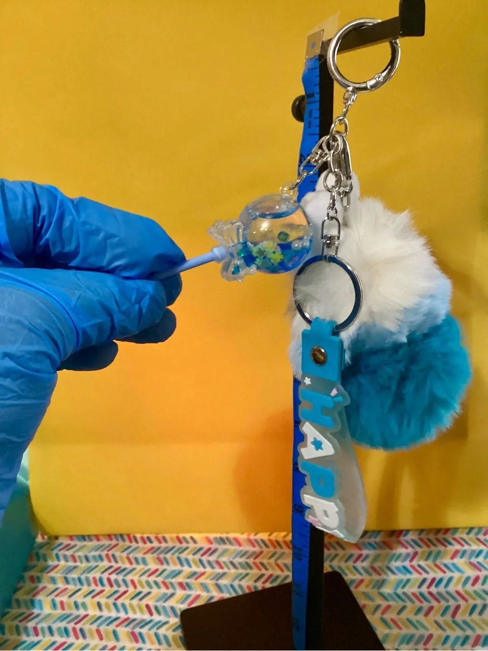 Hand Crafted cute blue